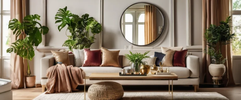 Miroir salon décoratif : astuces pour une décoration lumineuse et élégante