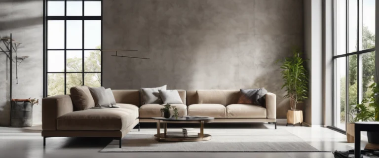 Peinture effet béton pour salon : modernisez votre intérieur avec style